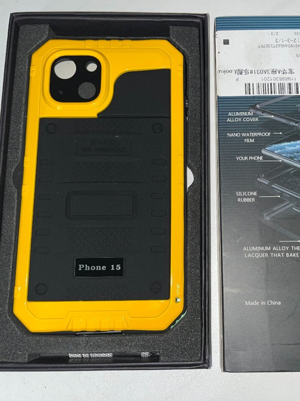 IPHONE 15 WATER PROOF CASE